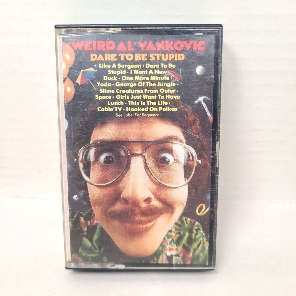 Weird Al Yankovic Dare To Be Stupid Audio Cassette Tape 1985